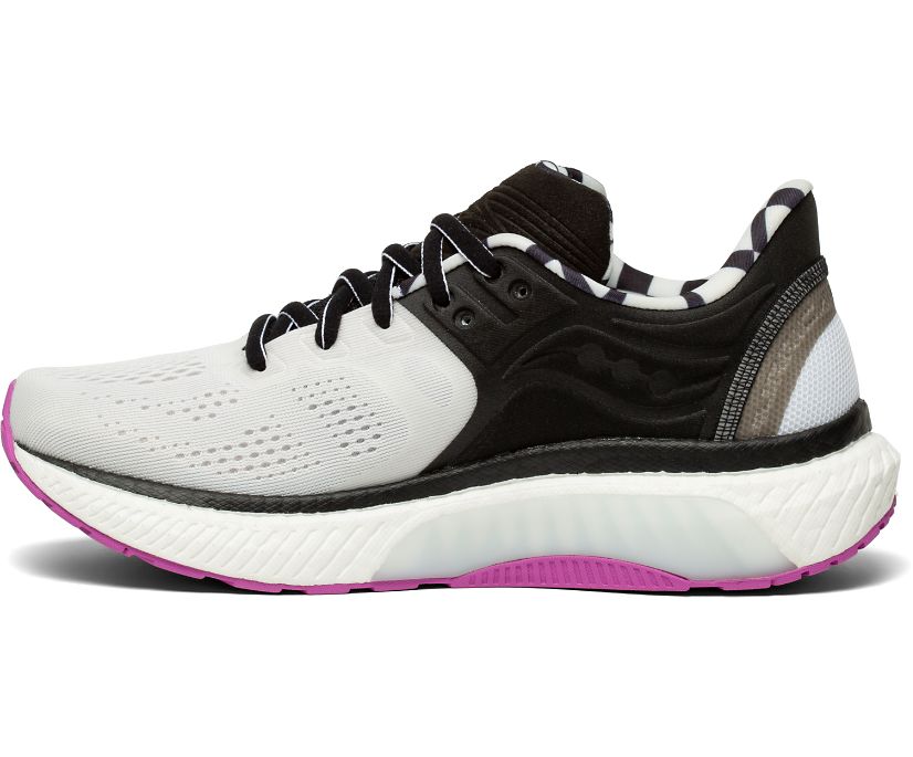 Women's Saucony Hurricane 23 Running Shoes Silver / Black | Singapore 158WNBY